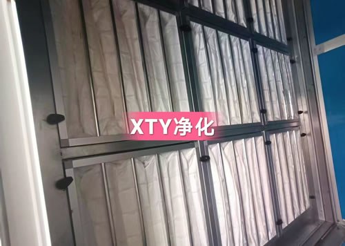 風(fēng)櫃中效過濾器(qì)安裝