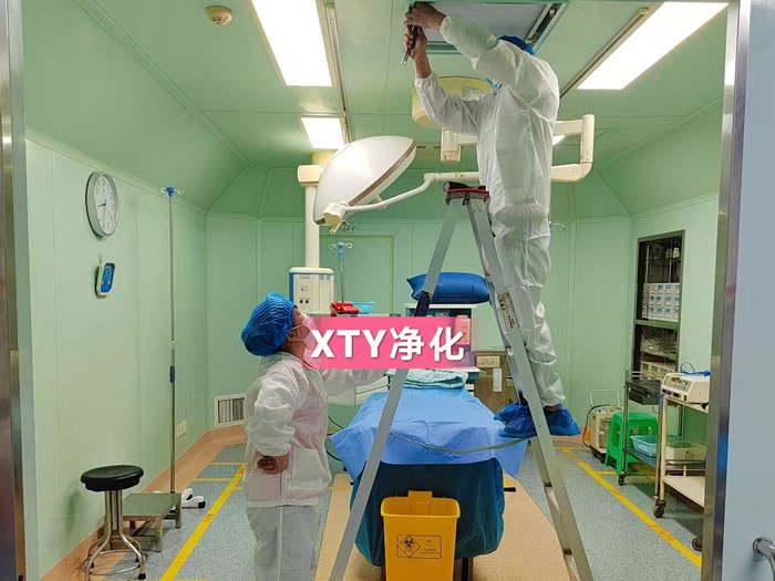 重慶聖佑醫(yī)院手術(shù)室過濾器(qì)更換施工(gōng)